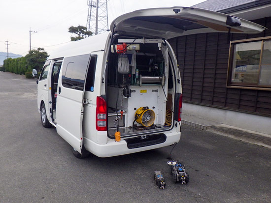 大口径ＴＶカメラ車
